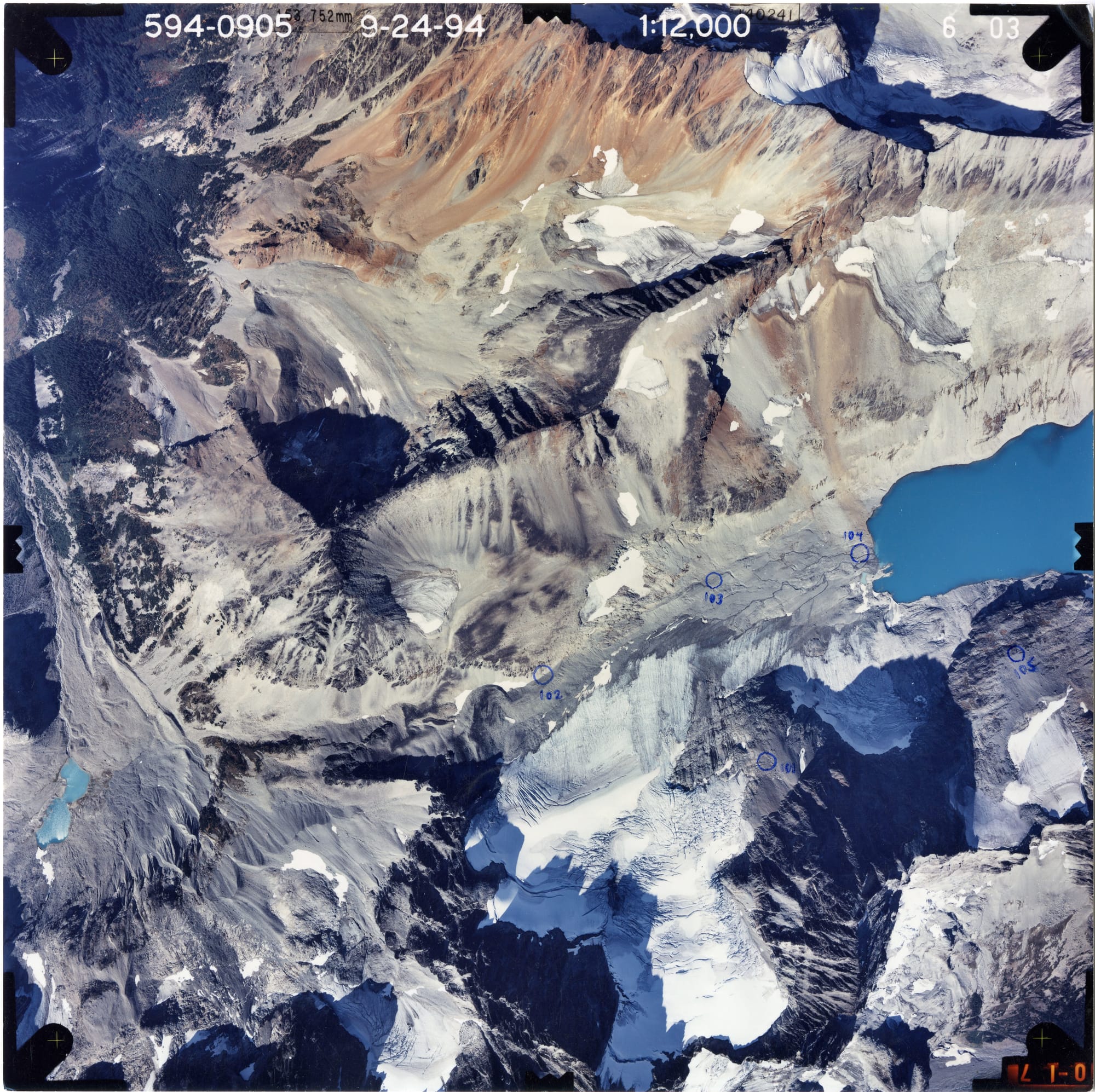Aerial Glacier Photographs