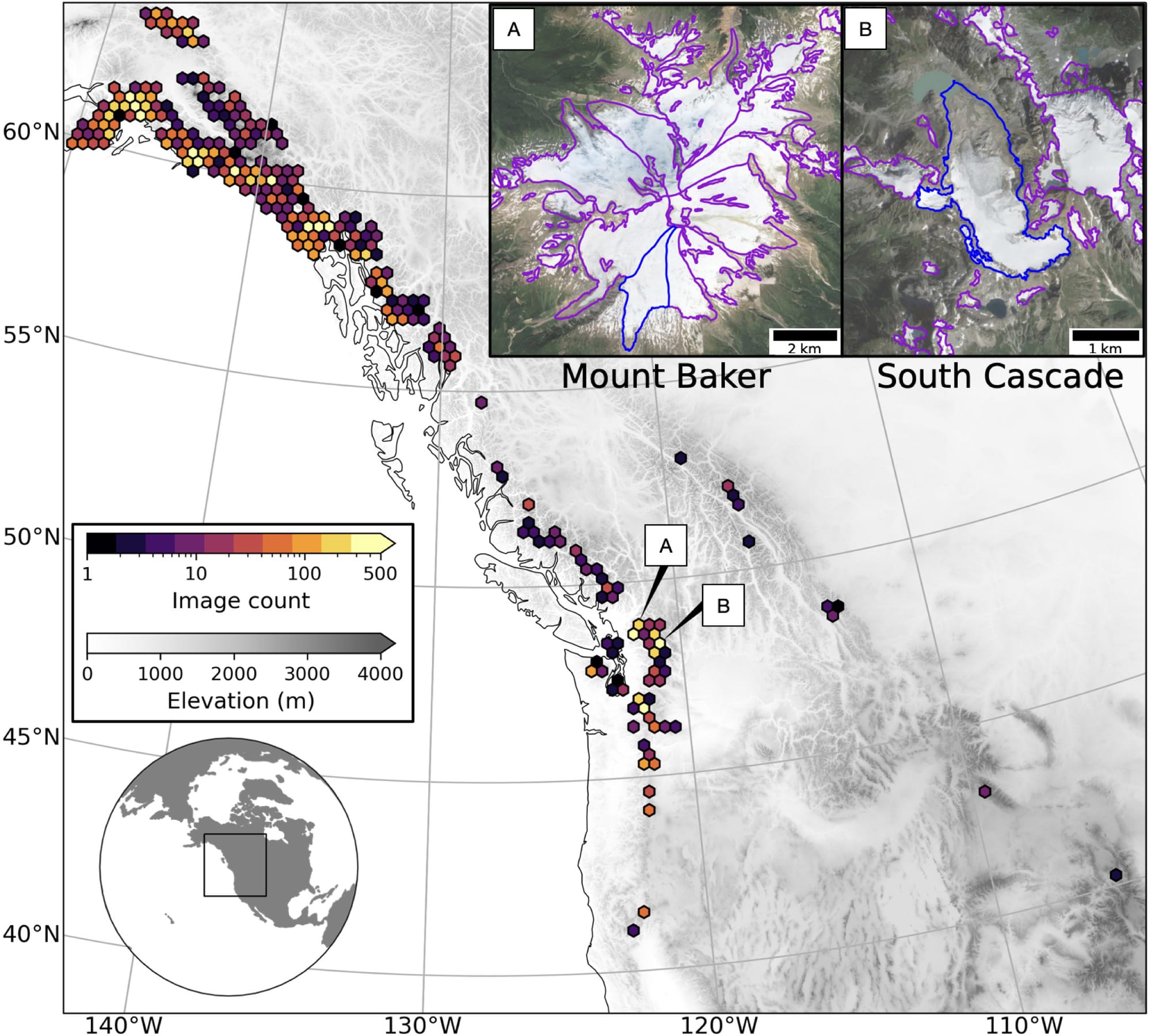 Aerial Glacier Photographs