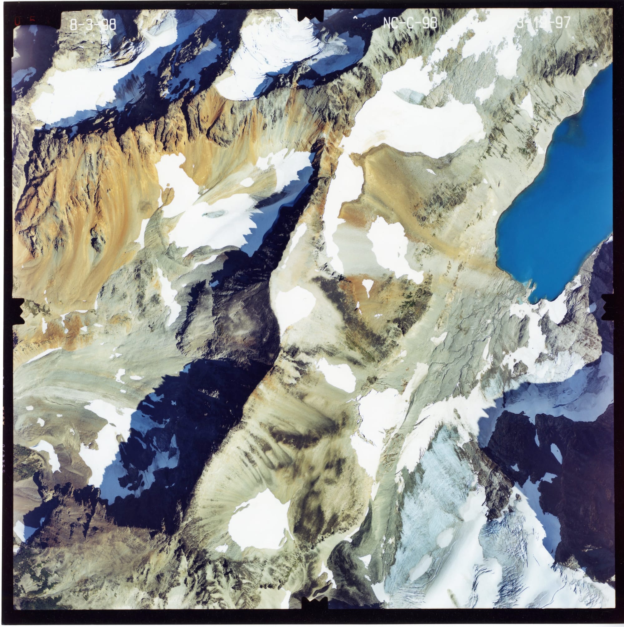 Aerial Glacier Photographs