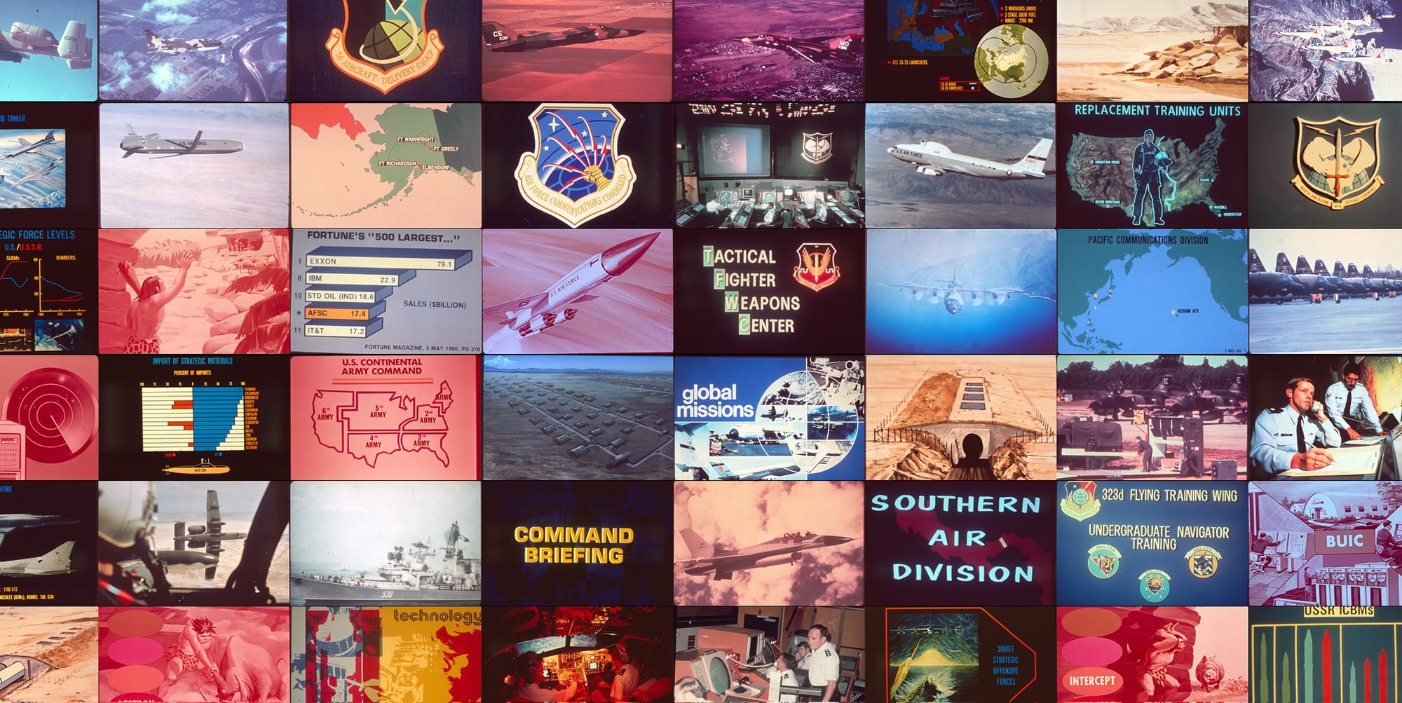 Cold War Military Slides